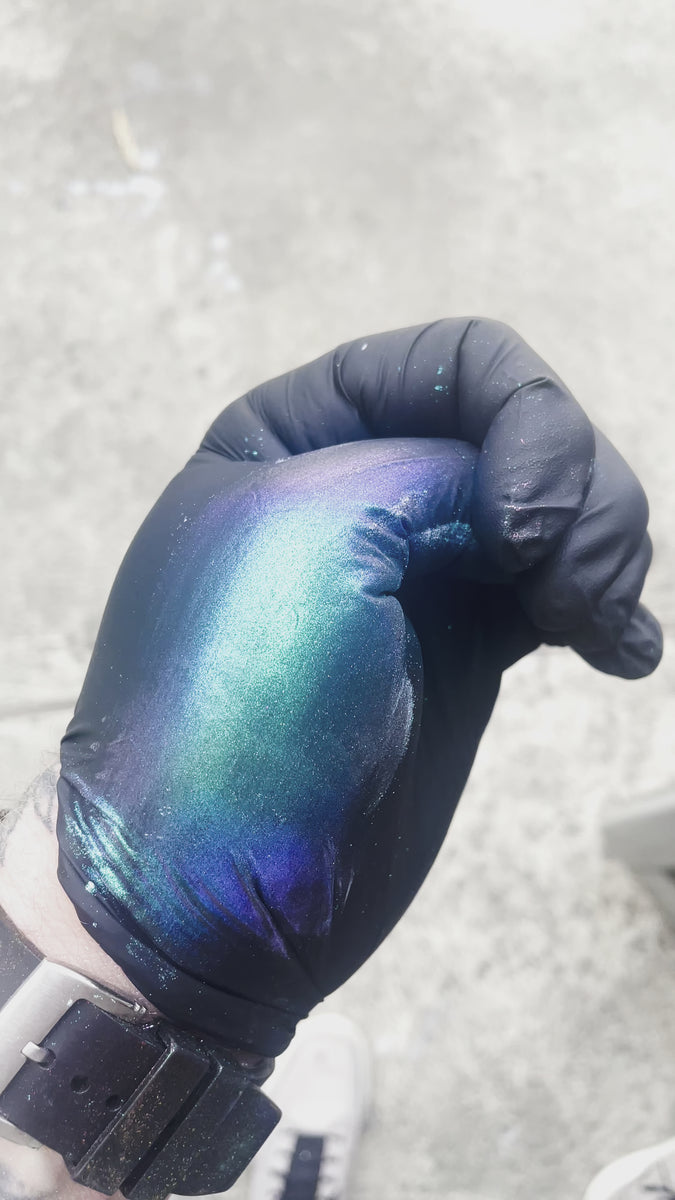 Purple / green / turquoise | Health of Mind Art