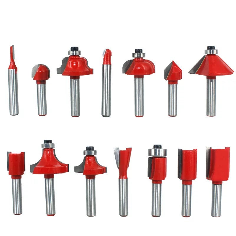 Carbide Router 15 piece carbide router bit set– Health of Mind Art